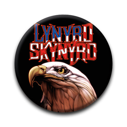 Lynyrd Skynyrd - American Round Pinback Button (1.25") – 6 PC PPK