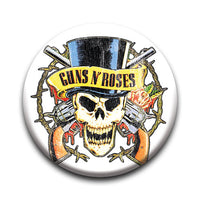 Thumbnail for Guns N' Roses - Double Barrel Round Pinback Button (1.25