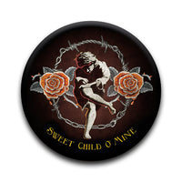 Thumbnail for Guns N' Roses - Sweet Child O' Mine Round Pinback Button (1.25