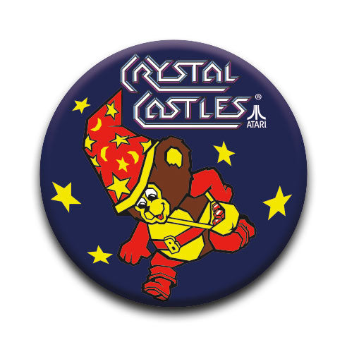 Atari - Crystal Castles Round Pinback Button (1.25") – 6 PC PPK