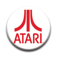 Thumbnail for Atari - White Round Pinback Button (1.25