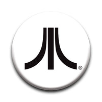 Thumbnail for Atari - Black Round Pinback Button (1.25
