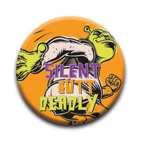 Thumbnail for Shrek - Silent Butt Deadly Round Pinback Button (1.25