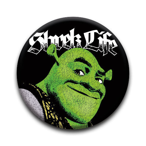 Shrek - Shrek Life Round Pinback Button (1.25") – 6 PC PPK