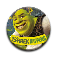 Thumbnail for Shrek - Shrek Happens Banner Round Pinback Button (1.25