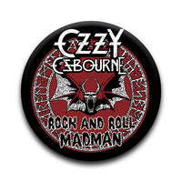 Thumbnail for Ozzy Osbourne - Rock & Roll Madman Round Pinback Button (1.25