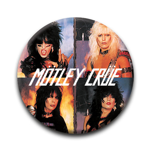 Motley Crue - Shout at the Devil Round Pinback Button (1.25") – 6 PC PPK
