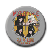 Thumbnail for Motley Crue - Tour 1983 Round Pinback Button (1.25