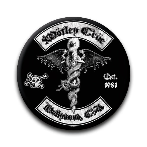 Motley Crue - Est. 1981 Round Pinback Button (1.25") – 6 PC PPK