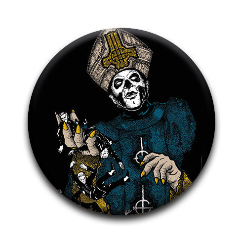 Ghost - Ghouls Round Pinback Button (1.25") – 6 PC PPK