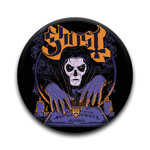 Ghost - Ouija Round Pinback Button (1.25") – 6 PC PPK