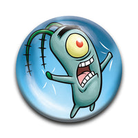 Thumbnail for SpongeBob SquarePants - Plankton Bubble Round Pinback Button (1.25