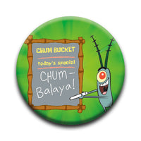 Thumbnail for SpongeBob SquarePants - Plankton Chum-Balaya Round Pinback Button (1.25