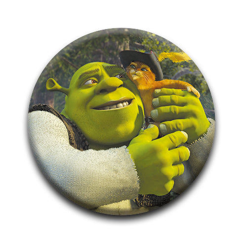 Shrek - Hug Round Pinback Button (1.25") – 6 PC PPK
