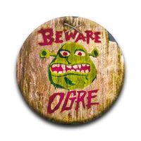 Thumbnail for Shrek - Beware Ogre Round Pinback Button (1.25