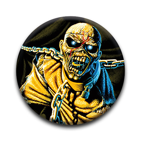 Iron Maiden - Piece of Mind Round Pinback Button (1.25") – 6 PC PPK ($0.60 each)