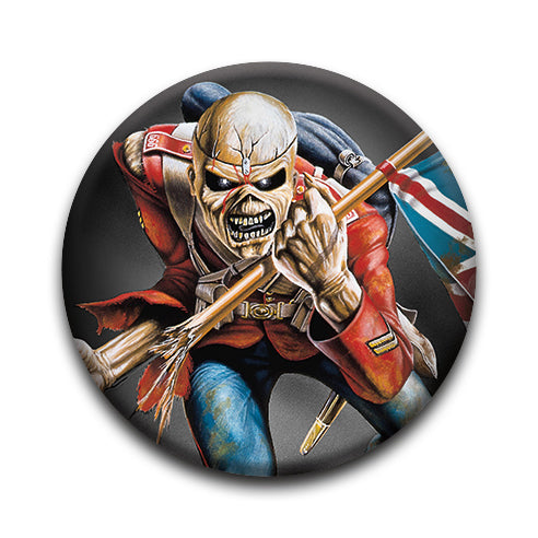 Iron Maiden - The Trooper Round Pinback Button (1.25") – 6 PC PPK ($0.60 each)