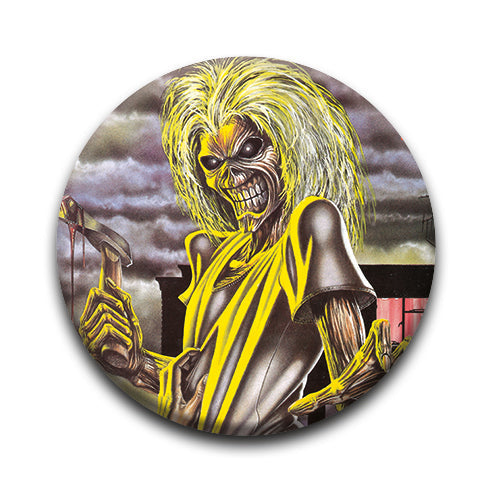 Iron Maiden - Killers Round Pinback Button (1.25") – 6 PC PPK