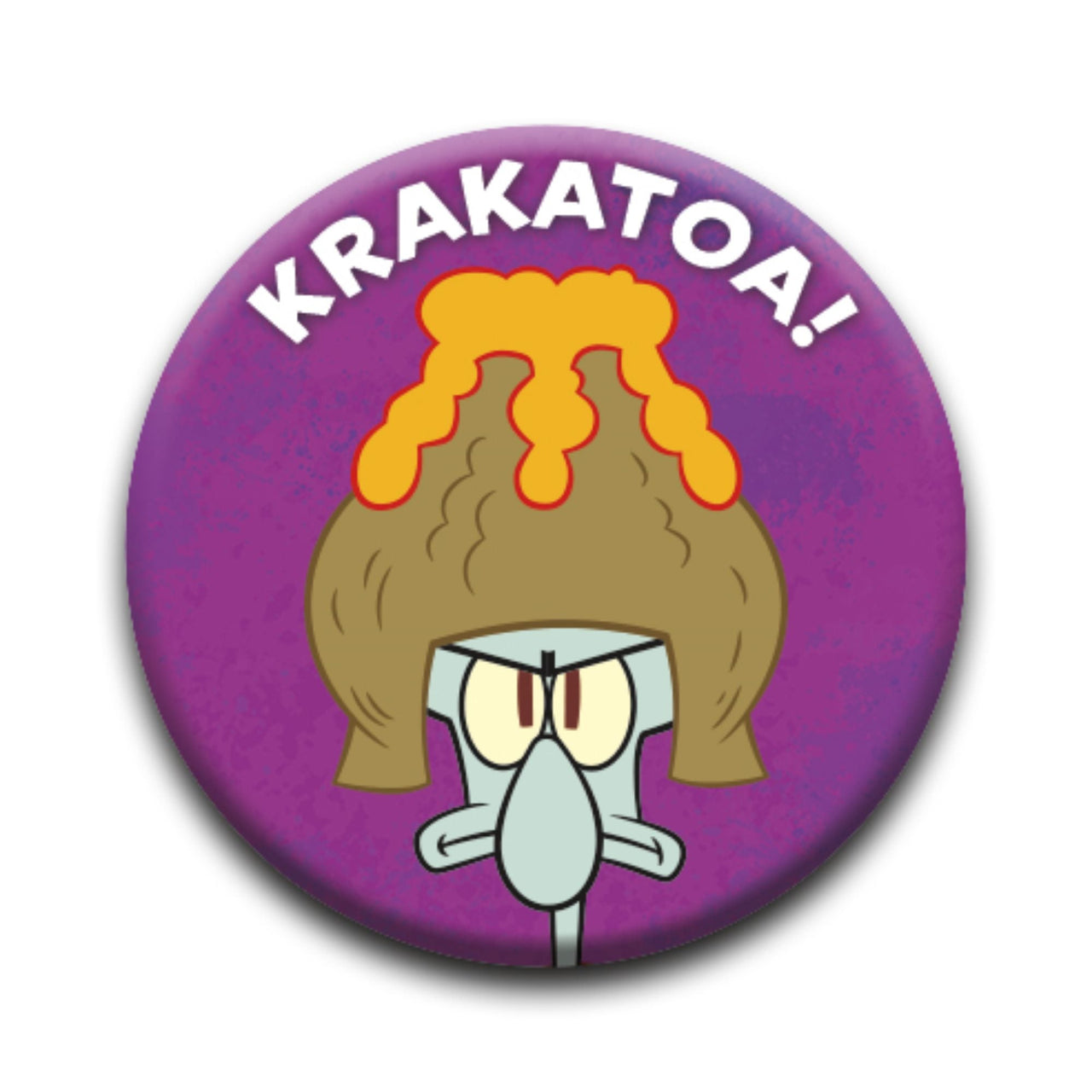 SpongeBob SquarePants - Squidward Krakatoa Round Pinback Button (1.25") – 12 PC PPK ($0.60 each)