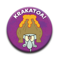 Thumbnail for SpongeBob SquarePants - Squidward Krakatoa Round Pinback Button (1.25