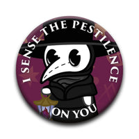 Thumbnail for Plague Doctor - Pestilence Round Pinback Button (1.25