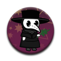 Thumbnail for Plague Doctor - Herb Doctor Round Pinback Button (1.25
