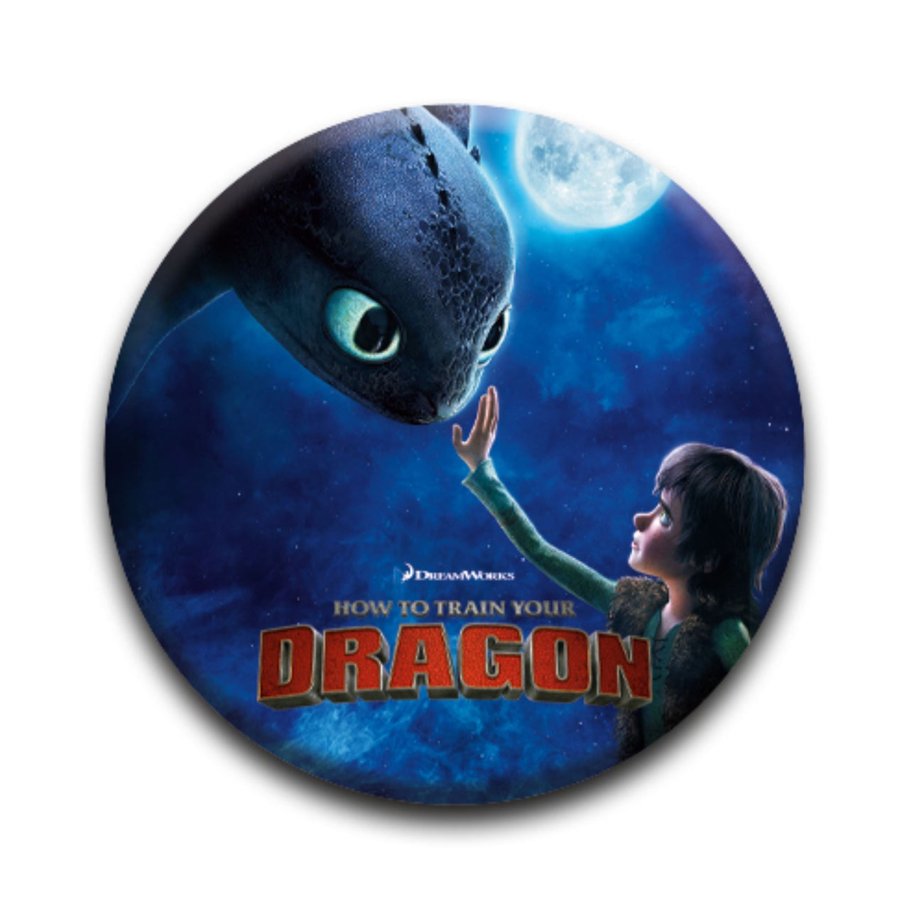 How to Train Your Dragon - One Sheet Round Pinback Button (1.25") – 12 PC PPK ($0.60 each)