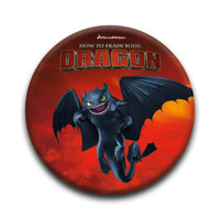Thumbnail for How to Train Your Dragon - Toothless Round Pinback Button (1.25
