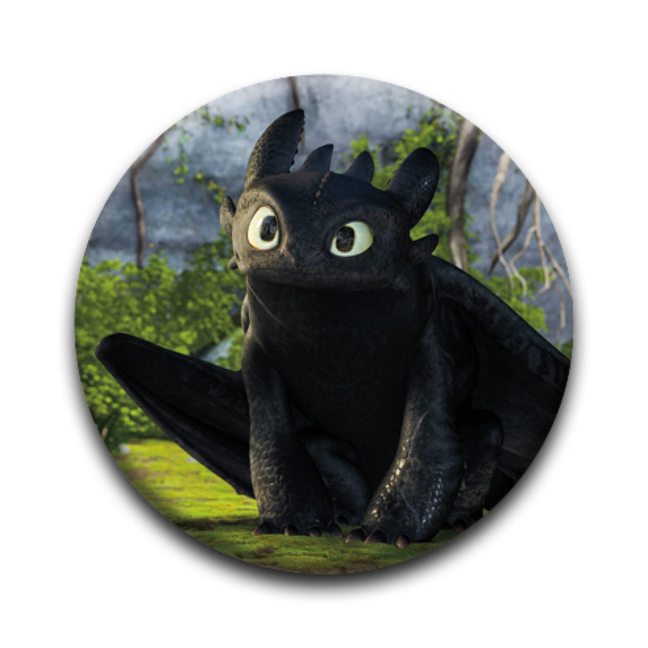 How to Train Your Dragon - Smile Round Pinback Button (1.25") – 12 PC PPK ($0.60 each)