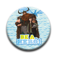 Thumbnail for How to Train Your Dragon - Hero Round Pinback Button (1.25