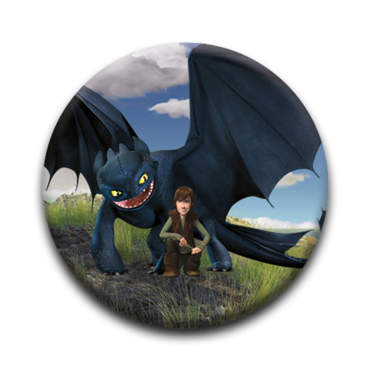 How to Train Your Dragon - Friendship Round Pinback Button (1.25") – 12 PC PPK ($0.60 each)