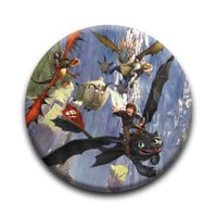 Thumbnail for How to Train Your Dragon - Chase Round Pinback Button (1.25