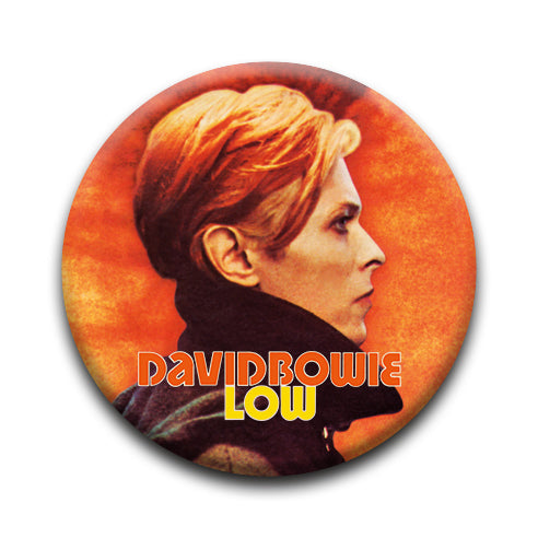 David Bowie - Low Round Pinback Button (1.25") – 6 PC PPK