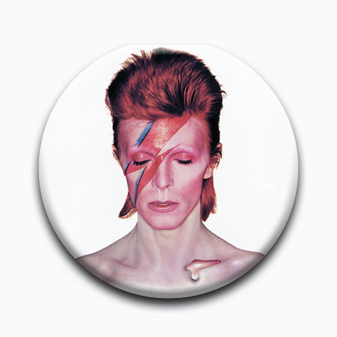 David Bowie - Aladdin Sane Round Pinback Button (1.25") – 6 PC PPK