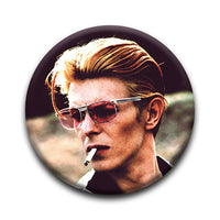Thumbnail for David Bowie - Cigarette Round Pinback Button (1.25