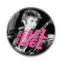 Thumbnail for David Bowie - Rebel Rebel Round Pinback Button (1.25