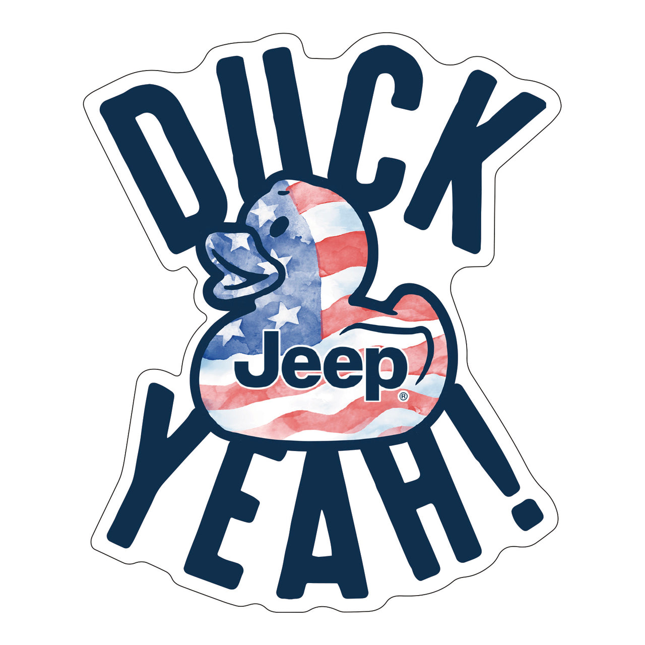 Jeep Duck Yeah Sticker- 25 PC PPK - $2.00 each