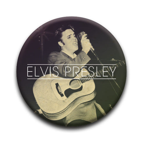 Elvis Presley - Hound Dog Round Pinback Button (1.25") – 6 PC PPK
