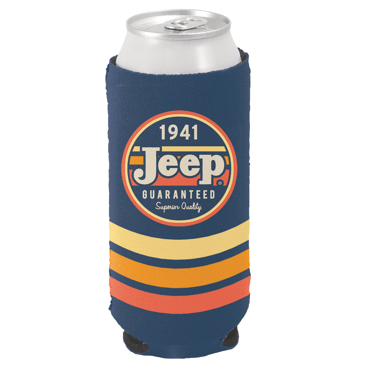 Jeep Vintage Stripes Can Holder - 12 PC PPK - $2.50 EACH