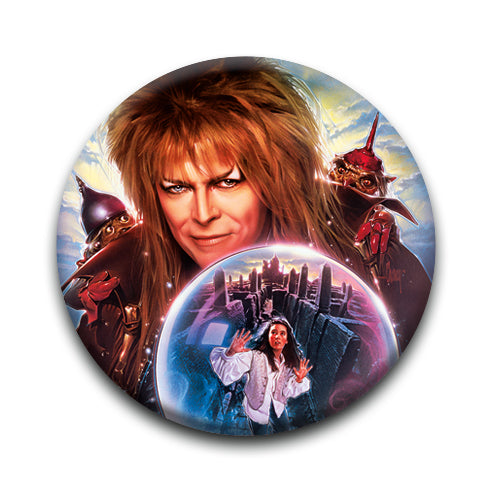 Labyrinth - Crystal Ball Round Pinback Button (1.25") – 6 PC PPK