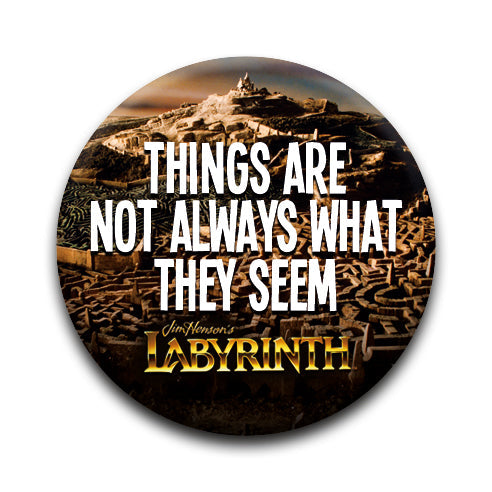 Labyrinth - Things Round Pinback Button (1.25") – 6 PC PPK