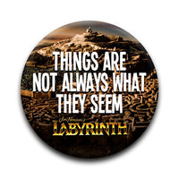 Thumbnail for Labyrinth - Things Round Pinback Button (1.25