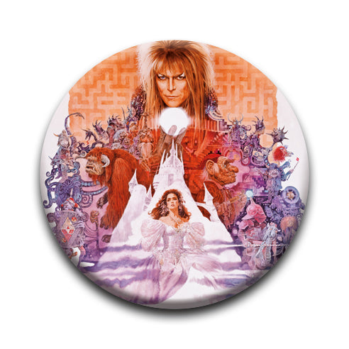 Labyrinth - One Sheet Round Pinback Button (1.25") – 6 PC PPK