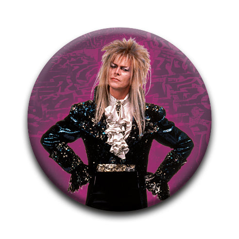 Labyrinth - Jareth Round Pinback Button (1.25") – 6 PC PPK