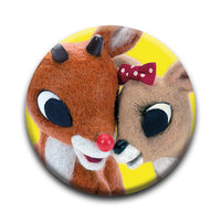 Thumbnail for Rudolph - Clarice Round Pinback Button (1.25