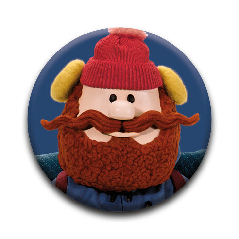Rudolph - Yukon Round Pinback Button (1.25") – 6 PC PPK
