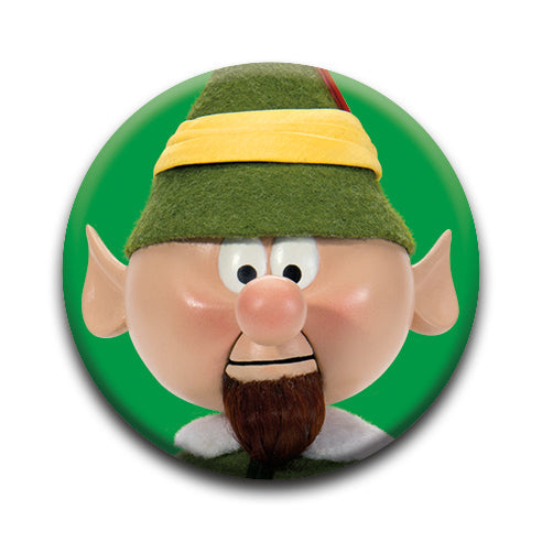 Rudolph - Boss Elf Round Pinback Button (1.25") – 6 PC PPK