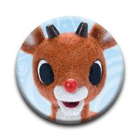 Thumbnail for Rudolph - Rudolph Round Pinback Button (1.25