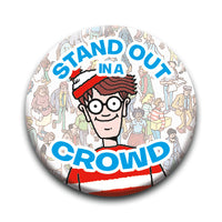 Thumbnail for Where's Waldo? - Stand Out Round Pinback Button (1.25