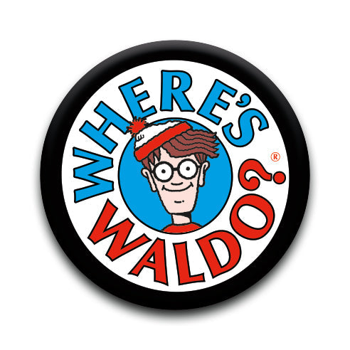 Where's Waldo? - Round Pinback Round Pinback Button (1.25") – 6 PC PPK